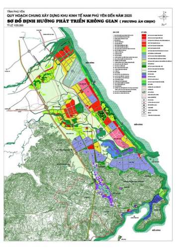 bản đồ quy hoạch khu kinh tế nam phú yên